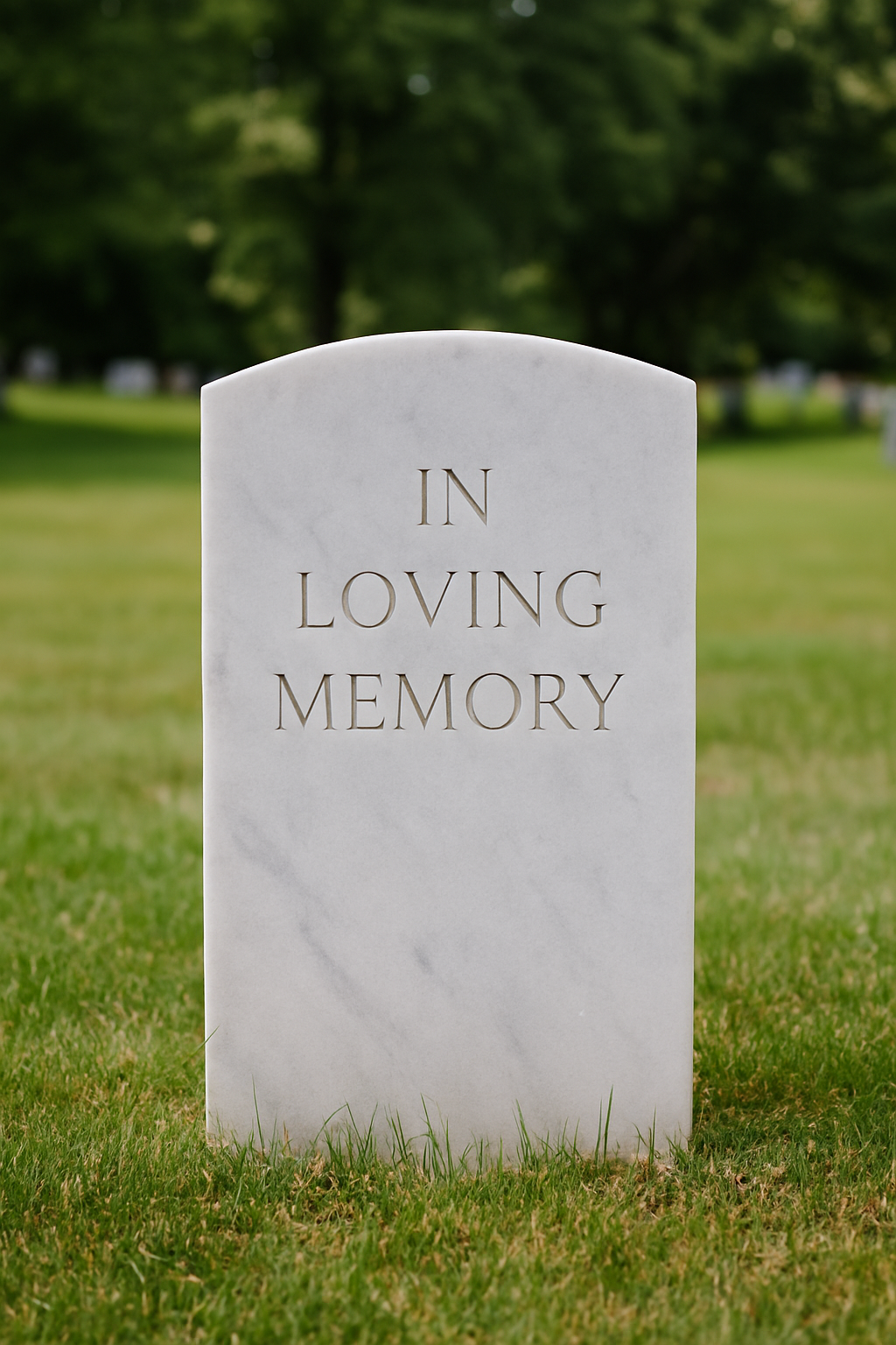 Cleaned, like-new headstone